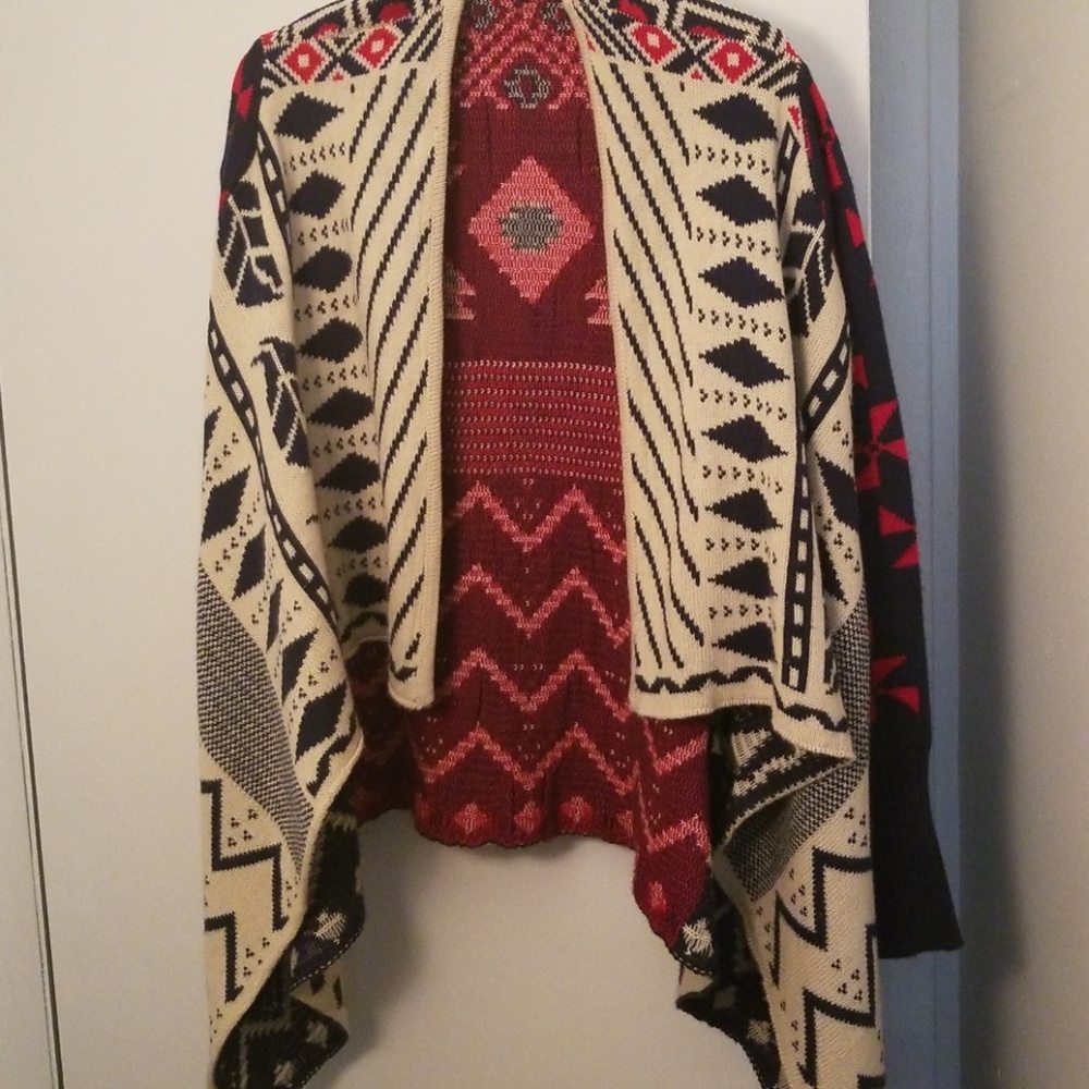 Tribal Draped Cardigan - Picture 4 of 4